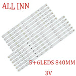 bande led rétro éclairage blanc moderne 840 mm leds 3v