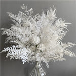 Bouquet de fleurs blanches artificielles pour mariage
