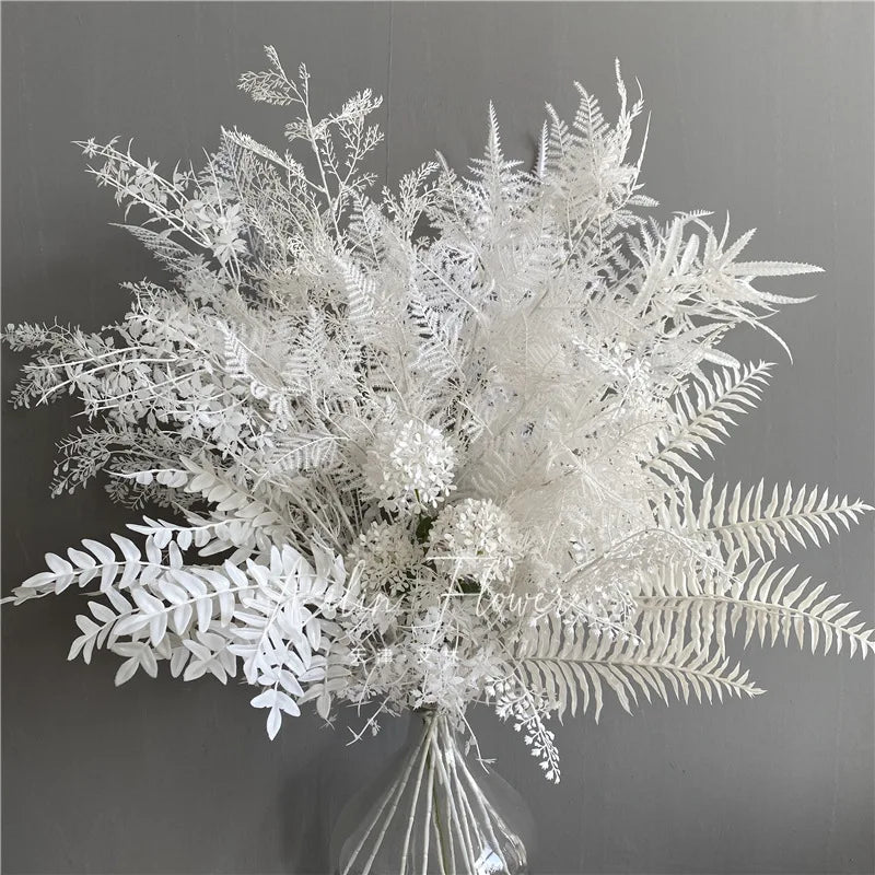 Bouquet de fleurs blanches artificielles pour mariage