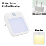 lampe nuit moderne blanc rouge prise murale sensibilité mouvement interrupteur auto on off