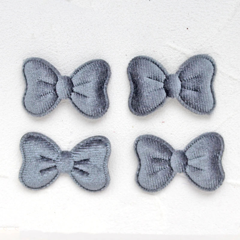 rubans forme nœud velours rouge beige rose pâle bordeaux marron classiques bijoux cheveux DIY