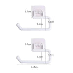 porte serviettes mural adhésif moderne blanc texture marbrée salle bain cuisine support accessoire fixe