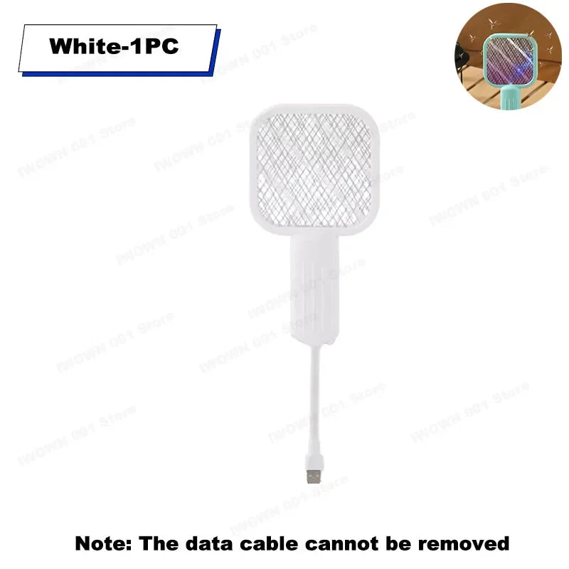 raquette anti moustiques rechargeable usb rose bleu noir blanc moderne pratique