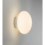 lampe murale moderne blanche verre rond ø150mm ø110mm éclairage quotidien fixée mur
