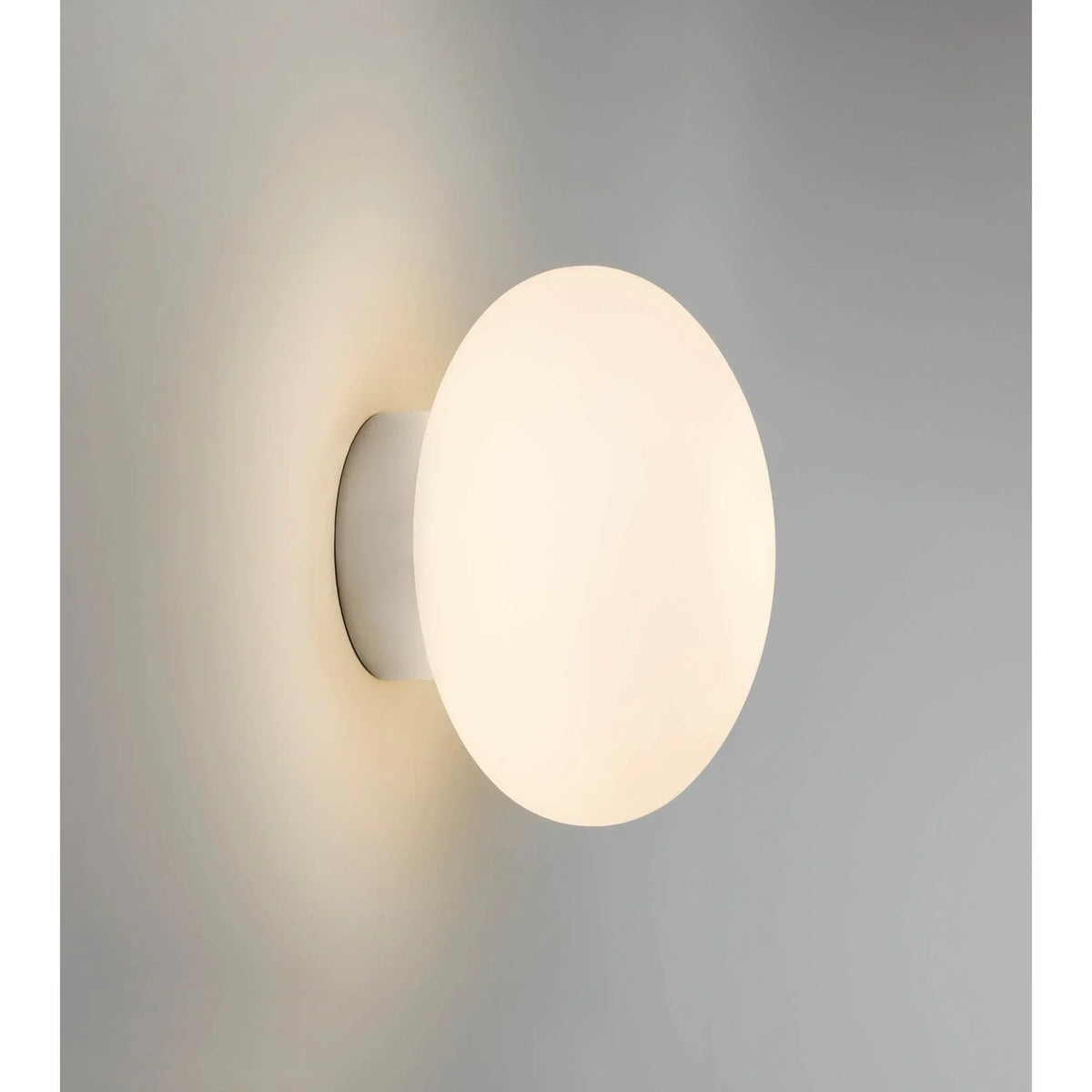 lampe murale moderne blanche verre rond ø150mm ø110mm éclairage quotidien fixée mur