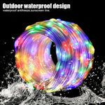 lampe led solaire multicolore moderne fil cuir tringle télécommande contrôleur lumière