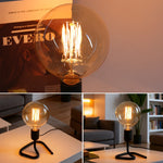 lampe table moderne industrielle e27 noir interrupteur prise ue vintage chambre