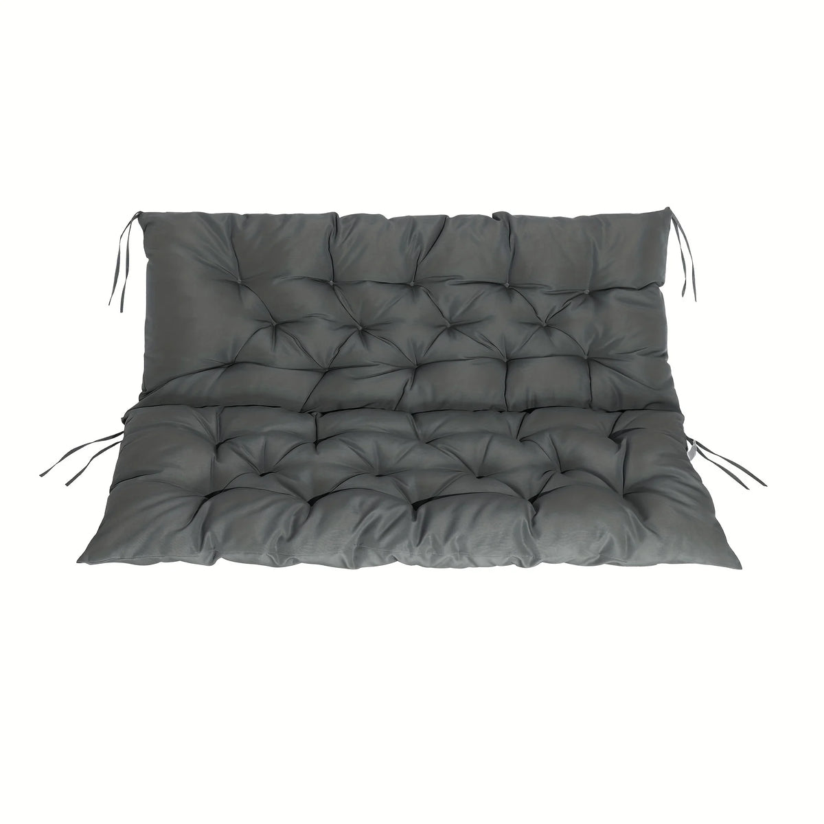 coussin balançoire bleu marine tufté antidérapant confortable double face 50x120cm coton pp polyester hand