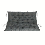 coussin balançoire bleu marine tufté antidérapant confortable double face 50x120cm coton pp polyester hand