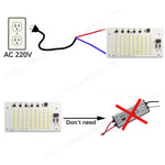 plaque led 100w 30w 50w 70w diodes blanc modernes circuits intégrés