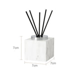 ensemble salle bain marbre blanc doré distributeur savon boîte mouchoirs diffuseur moderne
