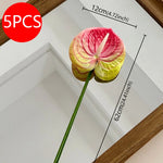 fleurs artificielles rouge rose blanc modernes décoration mariage anniversaire intérieur minimaliste