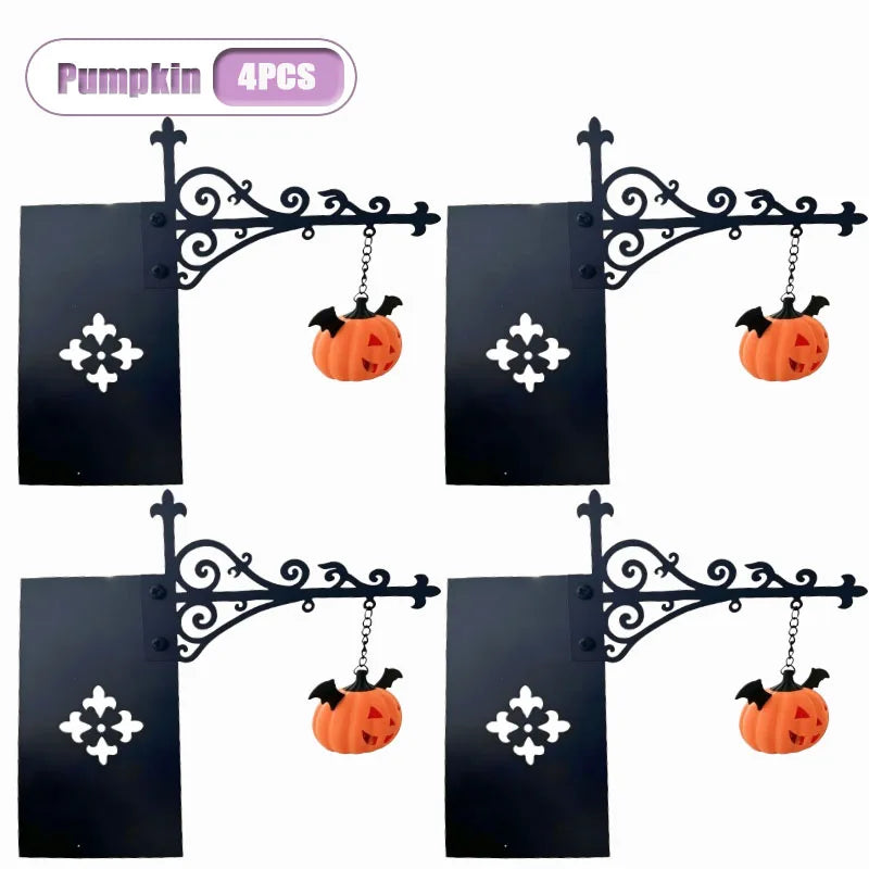 lampe lecture suspendue halloween fantôme motifs floraux gothique vintage crochet mural noir blanc