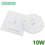 plaque led 10w blanc carrés jaunes moderne non visible 91mm 93mm
