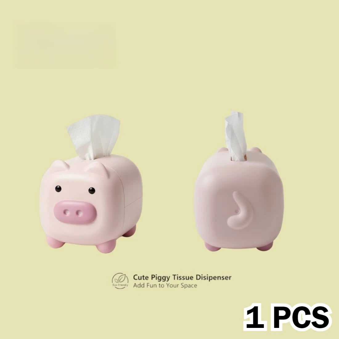 distributeur serviettes cochon mignon rose clair cartoon serviettes inclusion plastique