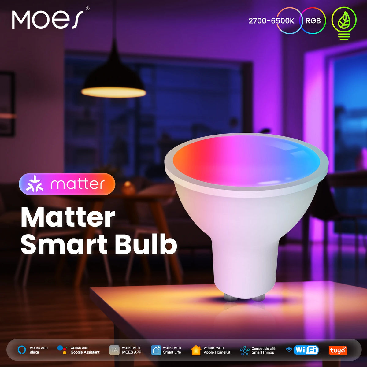ampoule led intelligente blanc moderne minimaliste wifi alexa google commande vocale