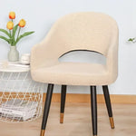 housses chaise tissu carreaux moderne élasthanne polyester zippées couleurs variées beige rose marron gris