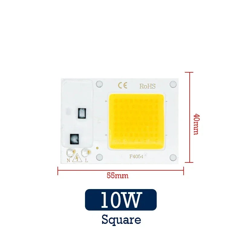 ampoule led chip cob 10w 20w 30w 50w blanc froid chaud facile monterextérieur