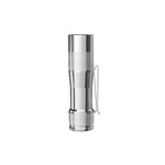 lampe torche vert olive noir argent texture antidérapante clip modernisée compacte