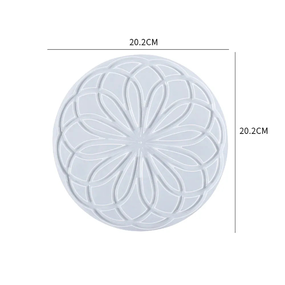 moules silicone motifs floraux flocons neige modernes decoratifs artisanat decoration intérieure