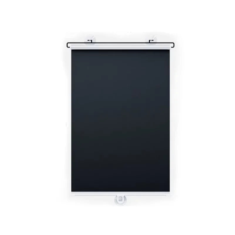 stores enroulement noir opaques modernes clips fixation roller shades large bande plastique upper lower