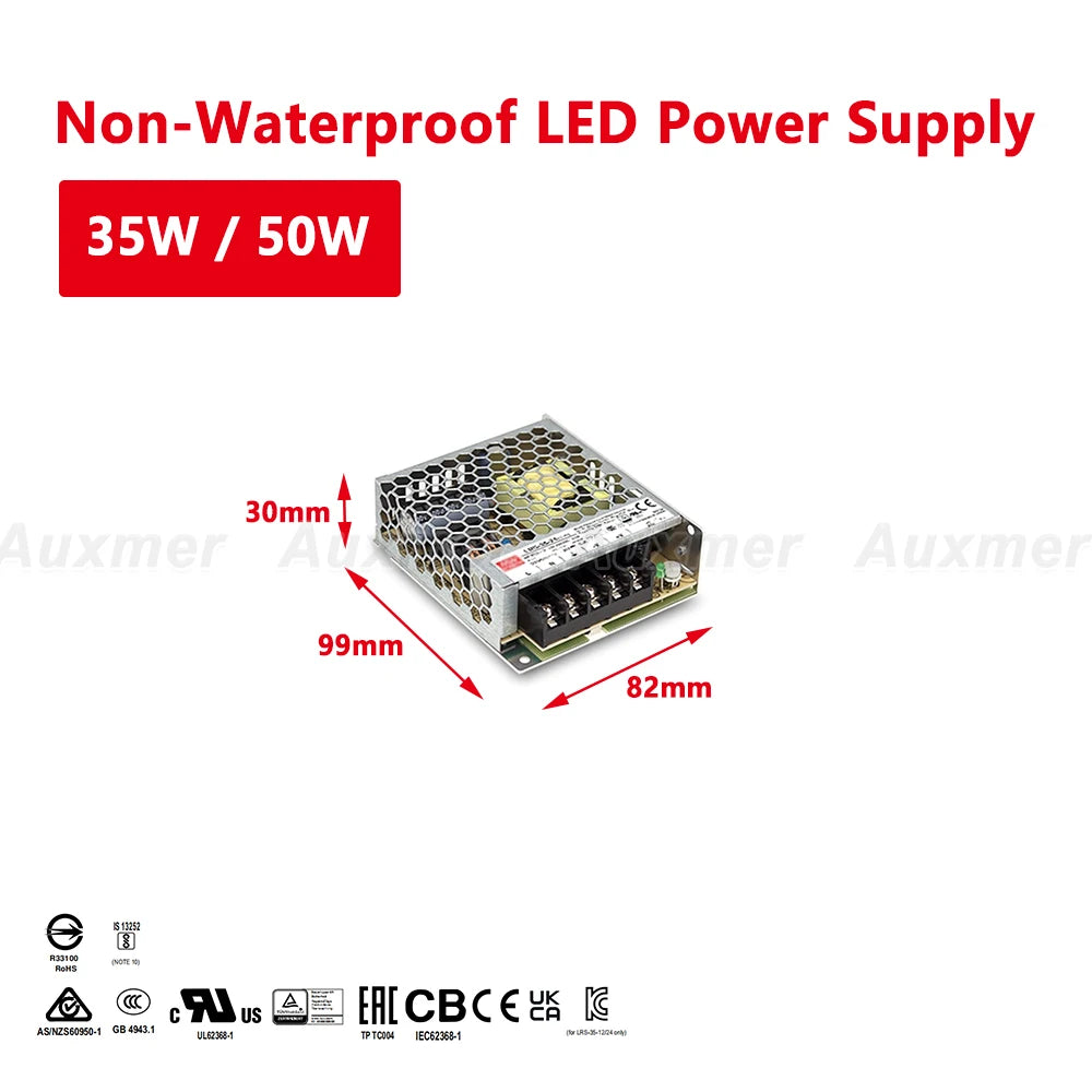 alimentation led 12v 24v argentée moderne grille hexagonale transformateur intérieur 35w 600w