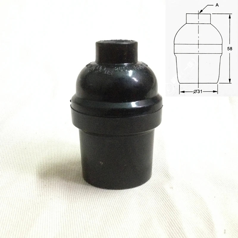 socle lampe moderne bakélite noir interrupteur chaîne cloche dorée ul certification đèn