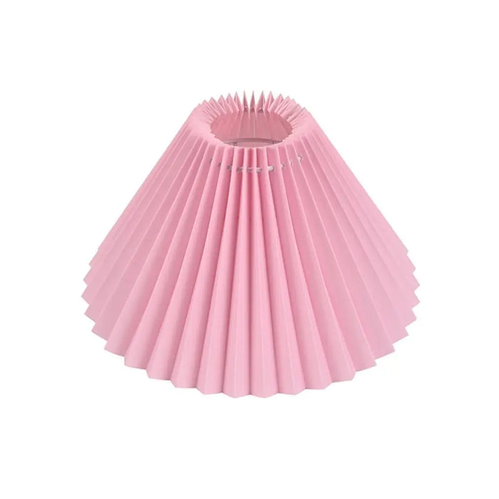 abat jour plissé moderne minimaliste tissu opaque couleur blanc rouge vert bleu rose jaune