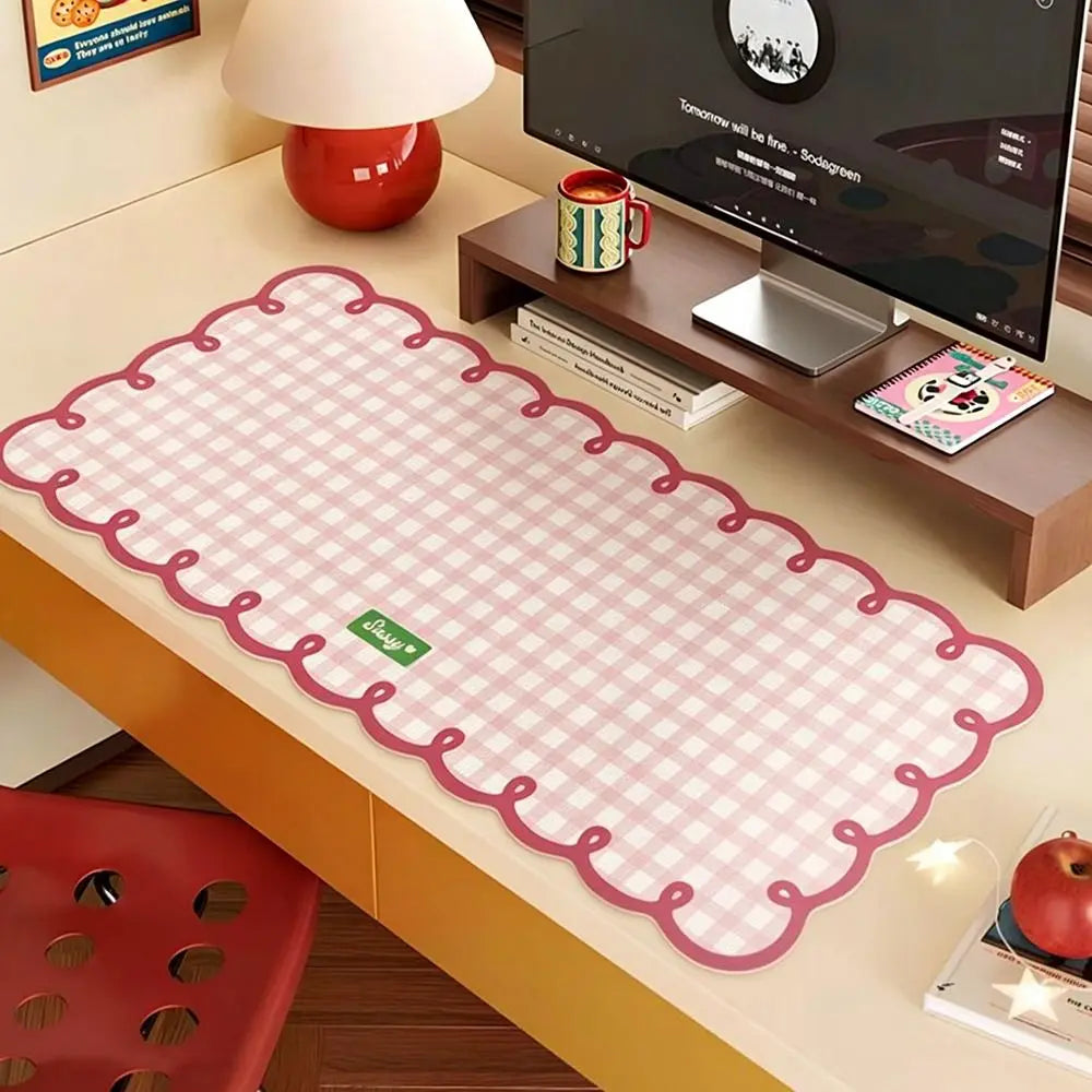 tapis moderne carreaux beige rose bleu adhésif 30x60cm 35x80cm opaquet décors