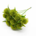bouquet fleurs artificielles dandelion moderne minimaliste anniversaire mariage décoration intérieure extérieure blanc vert rose