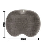 brosse pieds gris rose succion antidérapante bains massage durable nettoyage