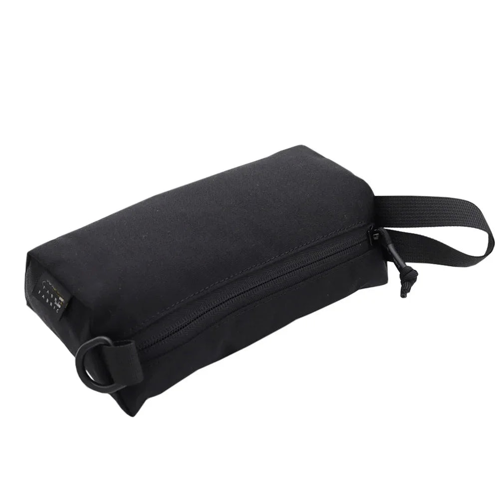 sac toile epaisse marron vert noir pratique utilitaire brosse dents coton tige peigne olives