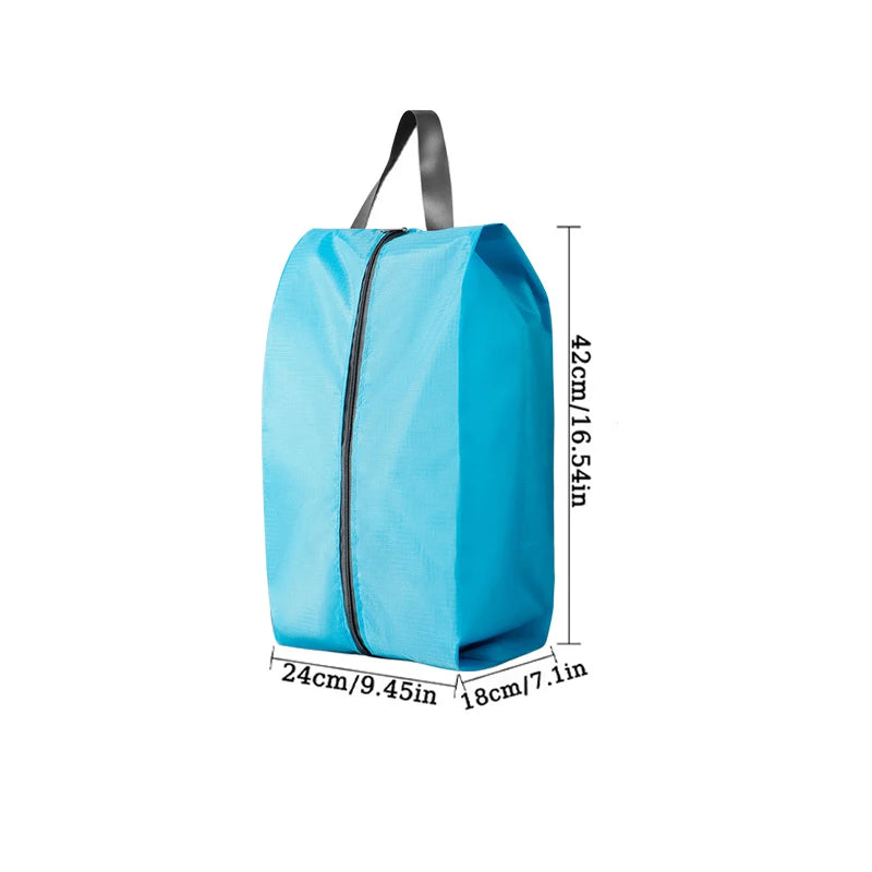 sacs chaussures pliables imperméables multi usages réutilisables modernes portables étanches zippées stockage organisation voyage