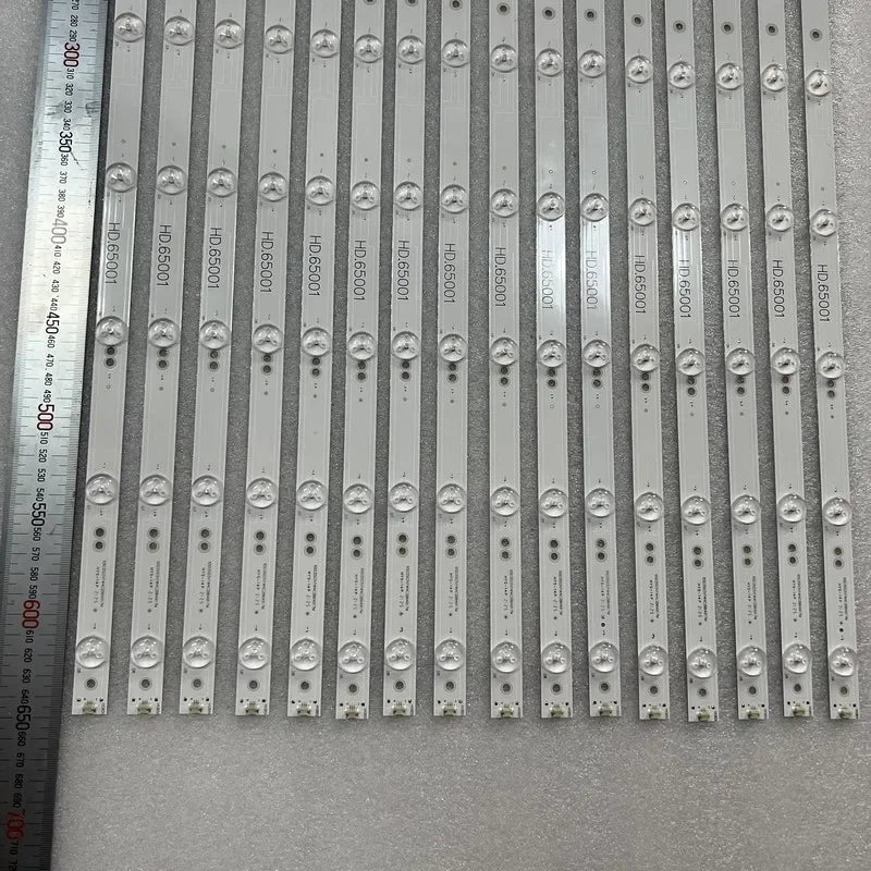 bandes led argentées modernes certifiées ul rohs cem 600mm flux lumineux continu aluminium led