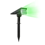 lampions solaires led ip65 waterproof modernes ajustables noir blanc jauneextérieur