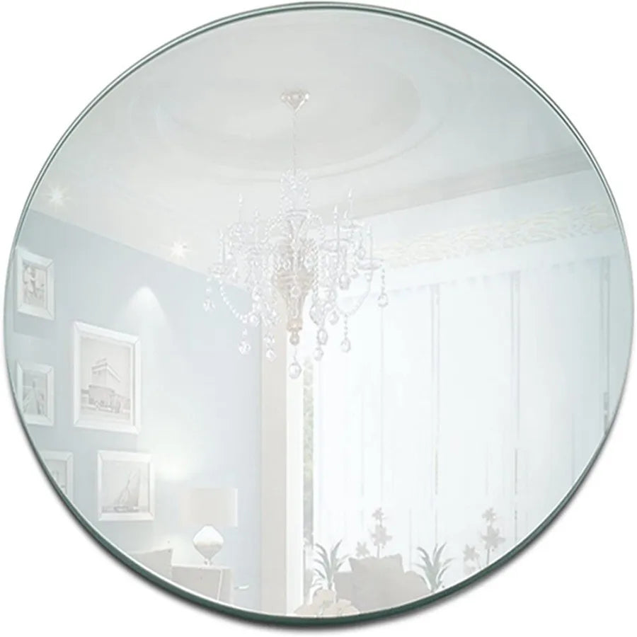 miroir acrylique moderne transparent 25cm 12 pièces set décoration table événement