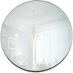 miroir acrylique moderne transparent 25cm 12 pièces set décoration table événement