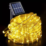 guirlande lumineuse led solaire spirale multicolore extérieure décoration jardin camping mariage ip67 art deco
