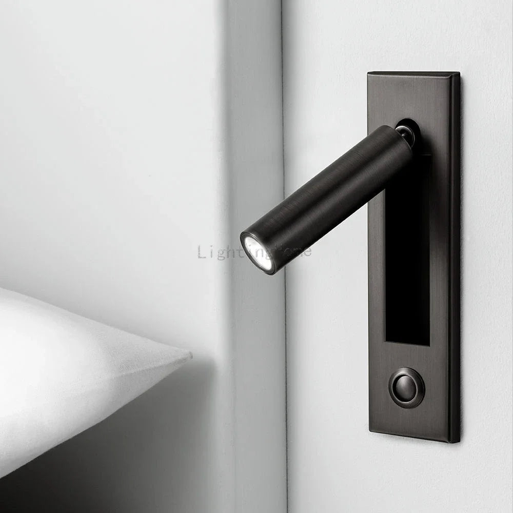 Lampe de chevet murale moderne pour chambre avec éclairage doux