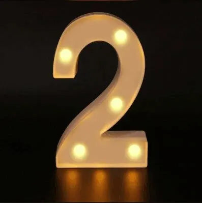 lettres lumineuses blanches rondes veilleuse deco vintage brillantes maison anniversaire noel cœur