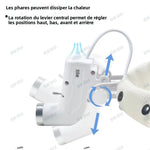 lampe frontale médicale led 5w réglable bandeau professionnel optique dentaire