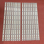 bande lumineuse led blanc imprimée moderne symboles fixations aluminium éclairage téléviseur