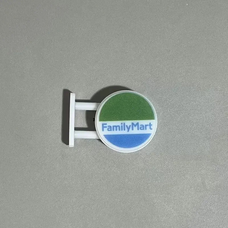 panneau lumineux moderne aimants logos lawson famillymart bleu vert blanc noir adhésif lumineux