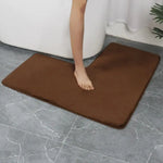 tapis gris doux moderne uni imperméable résistant corrosion salon chambre coucher