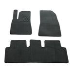 tapis sol voiture velours noir moderne élégant plastique fibre synthétique doux lisse