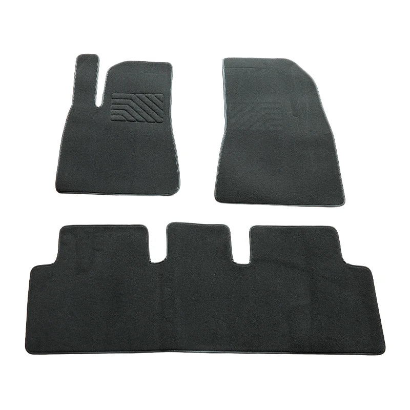 tapis sol voiture velours noir moderne élégant plastique fibre synthétique doux lisse