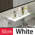 étagères murales modernes métal blanc noir gris salle bain cosmétiques serviettes
