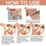 ruban facial myofascial adhésif beige tissu tissé moderne soins visage cou lips frontchin tool