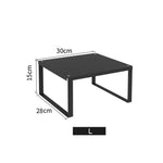 étagère cuisine métal moderne noir structure simple réutilisable multipurpose