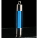 porte clés lumineux bouteille parfum vert fluo moderne anneau chaîne portable suspendre lumière opaque